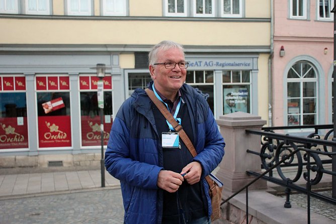 Abendlicher Stadtrundgang durch die Kurstadt (Foto: Karl-Heinz Herrmann)