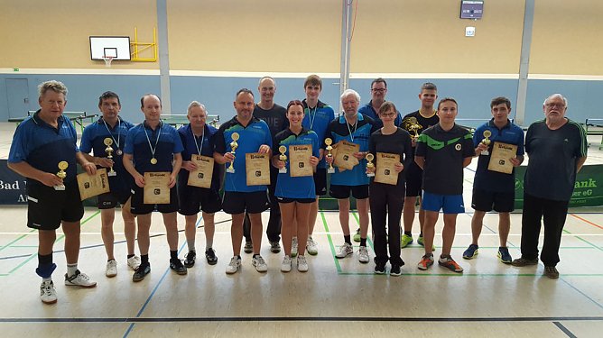 Tischtennissportler des Kyffhäuserkreises ermittelten ihre Kreismeister (Foto: S. Böttcher) Tischtennissportler des Kyffhäuserkreises ermittelten ihre Kreismeister (Foto: S. Böttcher)