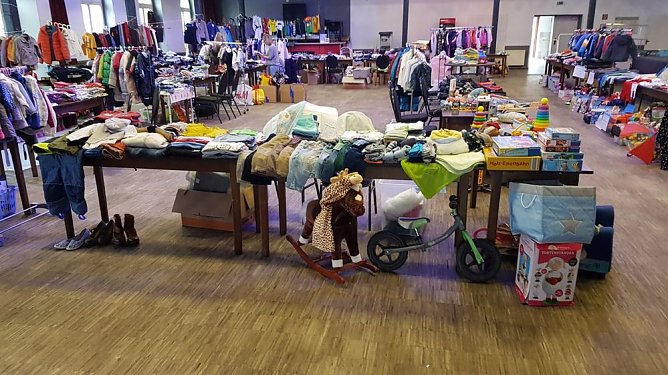 Im Klubhaus Stock´sen Kindersachenbasar (Foto: privat) Im Klubhaus Stock´sen Kindersachenbasar (Foto: privat)