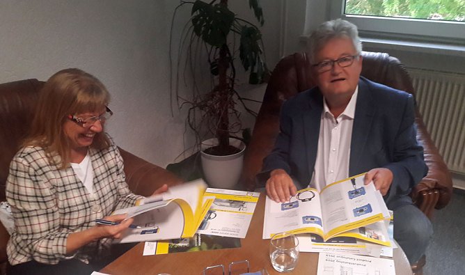 Auto fahren mit der Kraft von Windr&auml;dern (Foto: Ingo Linsel)