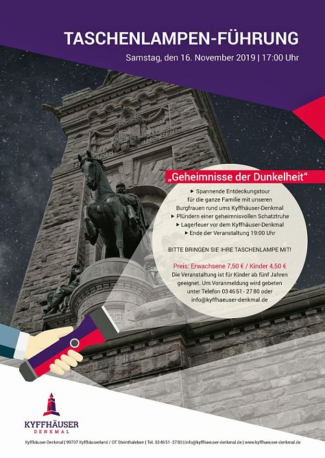 Geheimnisse der Dunkelheit (Foto: Stadtmarketing Bad Frankenhausen) Geheimnisse der Dunkelheit (Foto: Stadtmarketing Bad Frankenhausen)
