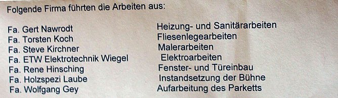 Halle rechtzeitig zur Kirmes eingeweiht (Foto: Karl-Heinz Herrmann)