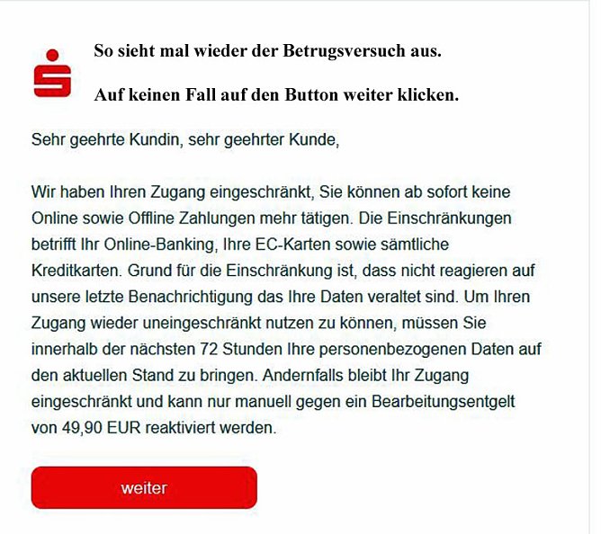 Betrugs- und Phishingmails im Umlauf (Foto: Thomas Leipold)