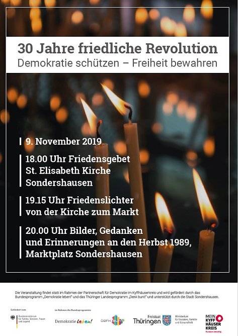 Demokratie schützen – Freiheit bewahren (Foto: Landratsamt Kyffhäuserkreis) Demokratie schützen – Freiheit bewahren (Foto: Landratsamt Kyffhäuserkreis)