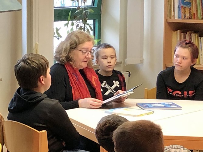 Im F&ouml;rderzentrum gelesen (Foto: SPD Kyffh&auml;userkreis)
