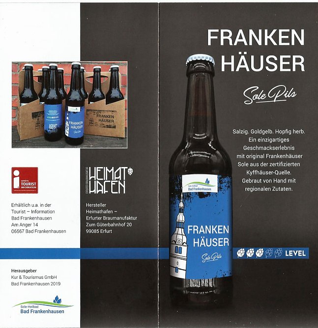 Sole-Bier (Foto: Stadtmarketing Bad Frankenhausen) Sole-Bier (Foto: Stadtmarketing Bad Frankenhausen)