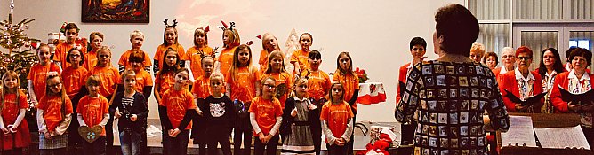 Musikalische Klasse und Weihnachtsüberraschung (Foto: Marion Haas) Musikalische Klasse und Weihnachtsüberraschung (Foto: Marion Haas)