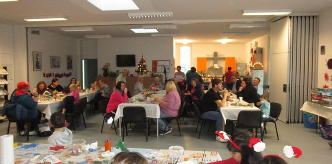 Gem&uuml;tliche Weihnachtsfeier im Freizeitzentrum Artern (Foto: Freizeitzentrum Artern)