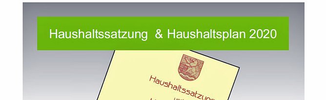 Entwurf Haushalt 2020 vorgestellt (Foto: Landratsamt Kyffh&auml;userkreis)