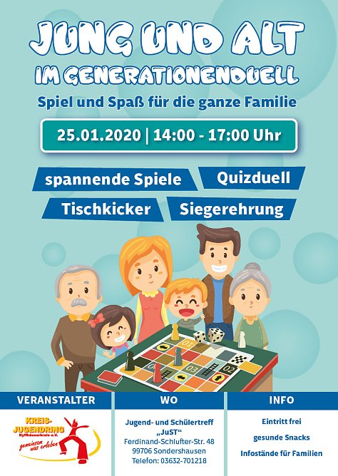 Familiennachmittag im "JuST" (Foto: Kreisjugendring)