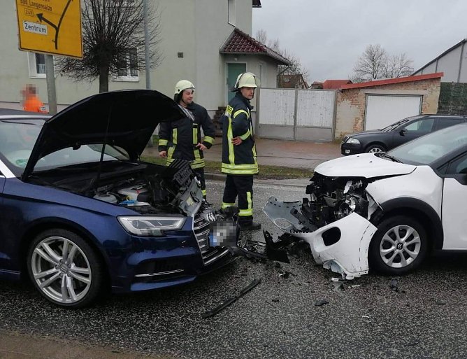 Unfall bei Ebeleben (Foto: S. Dietzel)