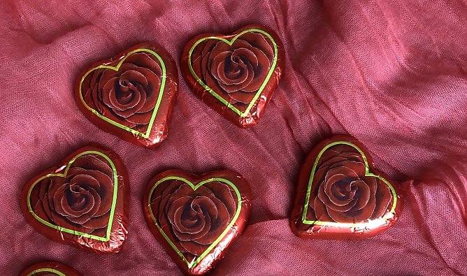 Schokoherzen (Foto: Galerie am Schlossberg) Schokoherzen (Foto: Galerie am Schlossberg)