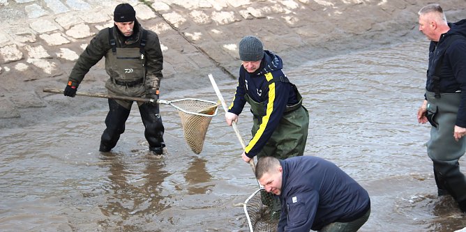 Notabfischung (Foto: Gerhard Jarosz)