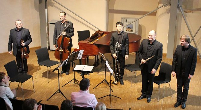 Zeitreise im 3. Kammerkonzert (Foto: Karl-Heinz Herrmann) Zeitreise im 3. Kammerkonzert (Foto: Karl-Heinz Herrmann)