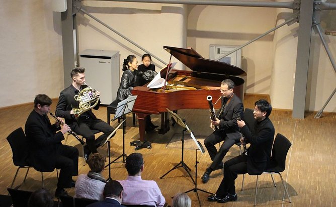 Zeitreise im 3. Kammerkonzert (Foto: Karl-Heinz Herrmann) Zeitreise im 3. Kammerkonzert (Foto: Karl-Heinz Herrmann)