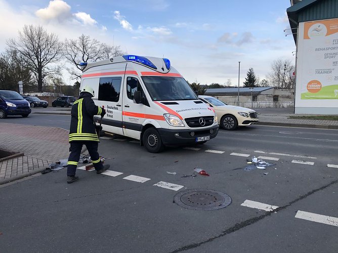 Unfall mit Personenschaden (Foto: Silvio Dietzel)