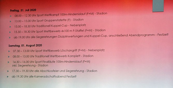 Vorschau auf die Deutschen Feuerwehrmeisterschaften (Foto: Karl-Heinz Herrmann)