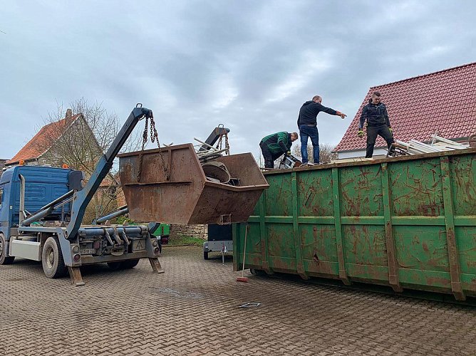 Schrottaktion 2.0 der Feuerwehr Clingen (Foto: Silvio Dietzel)