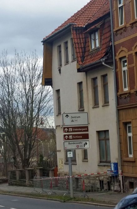 Fu&szlig;weg gesperrt (Foto: Thomas Leipold)