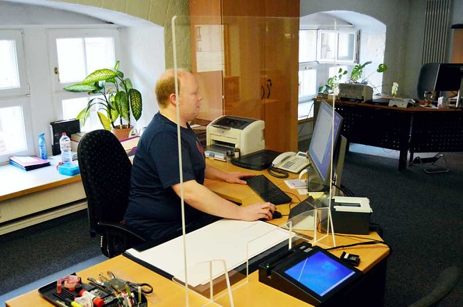 Stadtverwaltung arbeitet (Foto: Stadt Sondershausen)