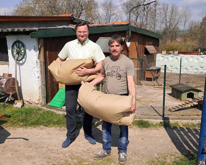 Futterspende f&uuml;r Kleine Wartburg (Foto: privat)