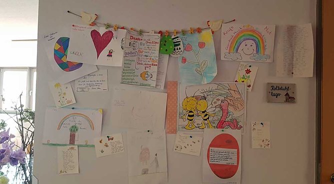 Danke vom Seniorenzentrum "Am Waidhof" (Foto: Novalis Diakoniegesellschaft gGmbH ) Danke vom Seniorenzentrum "Am Waidhof" (Foto: Novalis Diakoniegesellschaft gGmbH )