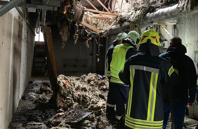 Brand in Immenrode (Foto: S. Dietzel)