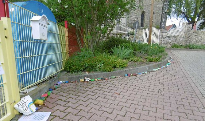 Wir machen Oberspier bunt! (Foto: Kita Rasselbande)