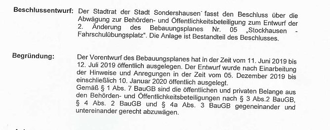 Weitere Beschlüsse im Stadtrat (Foto: Stadt Sondershausen) Weitere Beschlüsse im Stadtrat (Foto: Stadt Sondershausen)