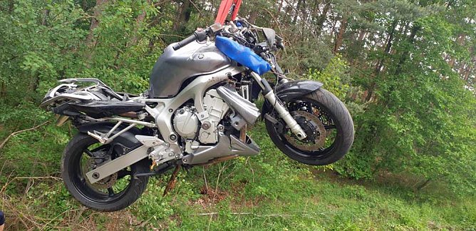 Motorradunfall am Kyffh&auml;user (Foto: Silvio Dietzel)