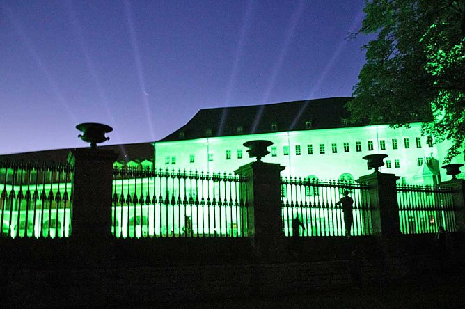 Erstmalig Schlossleuchten 2020 aber mit Fragezeichen (Foto: Karl-Heinz Herrmann) Erstmalig Schlossleuchten 2020 aber mit Fragezeichen (Foto: Karl-Heinz Herrmann)