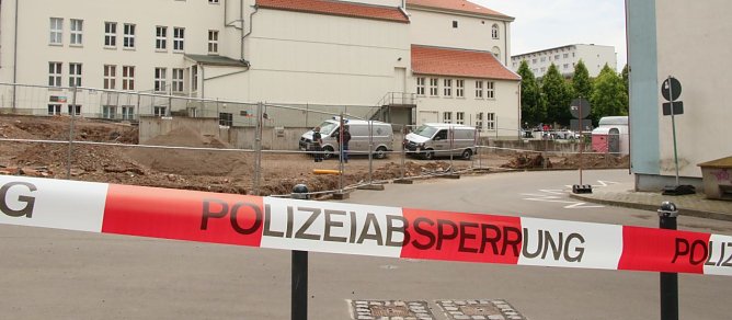 Blindg&auml;nger am Nordh&auml;user Theater entdeckt  (Foto: agl)