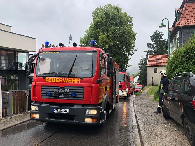 Dauerregen ruft Feuerwehren auf den Plan (Foto: Silvio Dietzel)