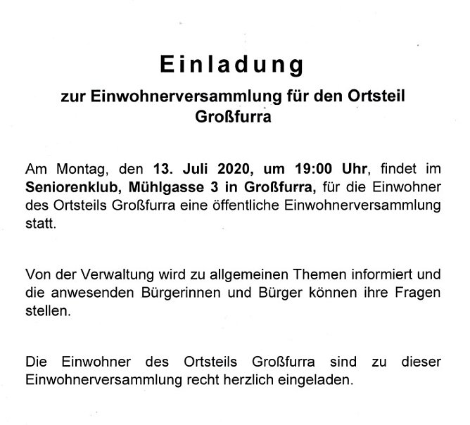 Einwohnerversammlung und Stadtratssitzung (Foto: Stadt Sondershausen)