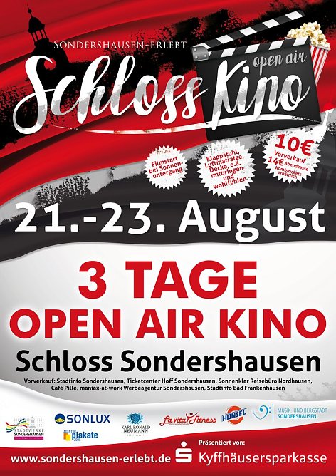 4. Sondershäuser Schlosskino / finale Abstimmung noch bis morgen (Foto: Martin Ludwig maniax at work) 4. Sondershäuser Schlosskino / finale Abstimmung noch bis morgen (Foto: Martin Ludwig maniax at work)