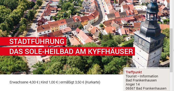 Stadtf&uuml;hrungen durch Bad Frankenhausen (Foto: Stadtmarketing Bad Frankenhausen)