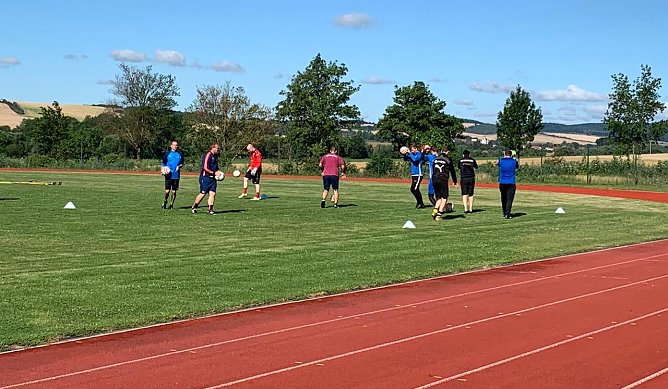 Auch bei den praktischen &Uuml;bungen galt der Mindestabstand (Foto: S.Beer)