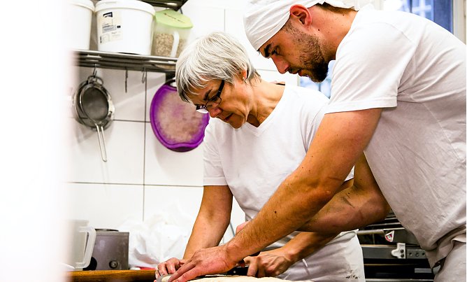 Ausbildung in der B&auml;ckerei (Foto: NG)