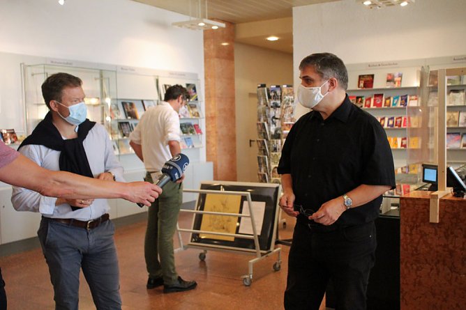 Im Fokus Kyffh&auml;usertdenkmal und Panorama Museum (Foto: Karl-Heinz Herrmann)