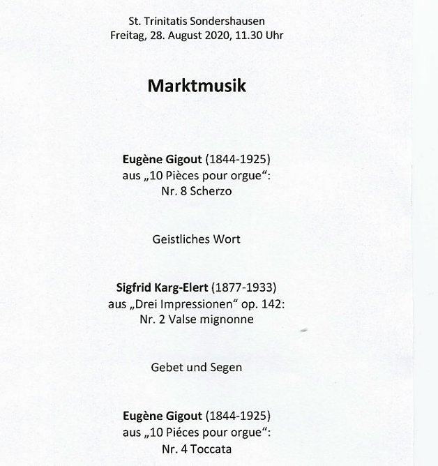 Marktmusik und Blitzeinschlag (Foto: Karl-Heinz Herrmann)