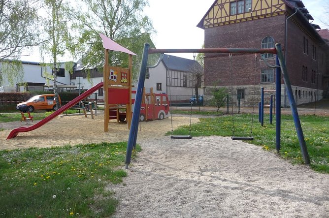 Zur Inklusion auf den Spielpl&auml;tzen Sondershausen (Foto: Stadt Sondershausen)