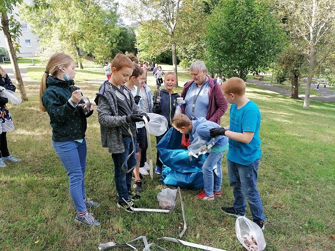 Aktion Saubere Stadt 2020 (Foto: Josephine Matuszewski & Lisa Hense)