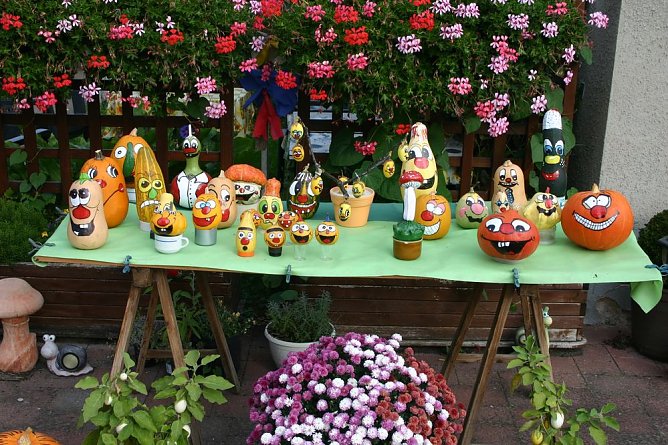 Kürbisse über Kürbisse (Foto: Jürgen Müller) Kürbisse über Kürbisse (Foto: Jürgen Müller)