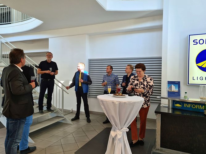 Besichtigung der Firma SONLUX Sondershausen durch die MIT (Foto: Holger Klein)