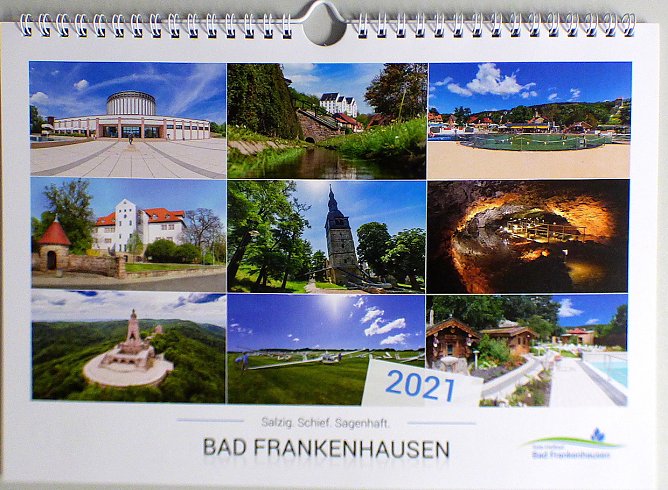 Kalender 2021 mit sch&ouml;nen Fotos (Foto: Stadt Bad Frankenhausen)