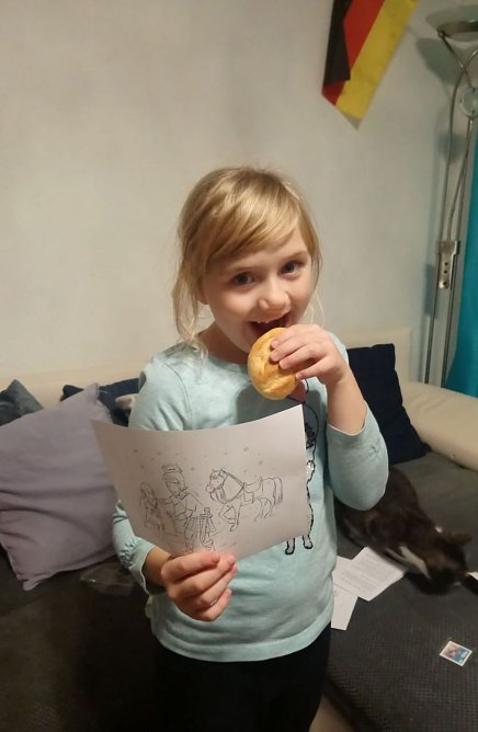 Ich geh mit meiner Laterne und meine Laterne mit mir.... (Foto: Gruppe Kontakt)