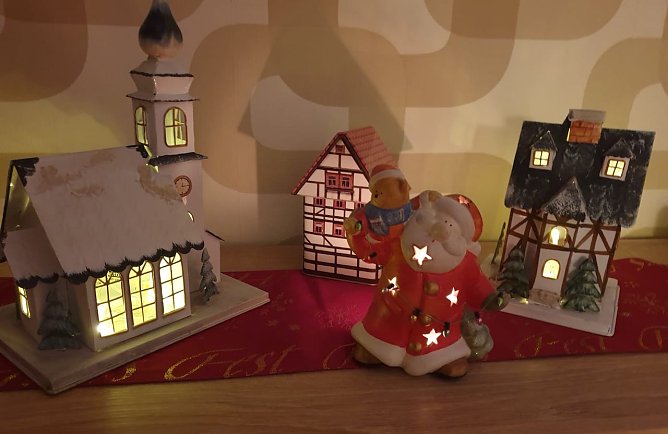 Eine häusliche Winterlandschaft (Foto: Nicole Huck) Eine häusliche Winterlandschaft (Foto: Nicole Huck)