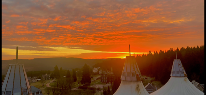 Sonnenaufgang in Masserberg (Foto: Mathias Zobel)