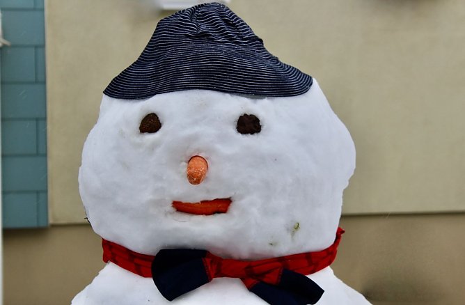 Oskar der Schneemensch (Foto: Eva Maria Wiegand)