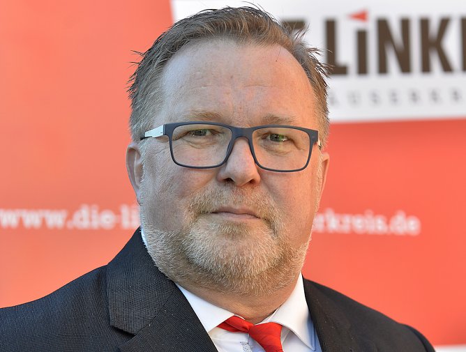 B&uuml;rgermeister von Artern Torsten Bl&uuml;ml (LINKE) (Foto: Dietmar Strickroth - LINKE Kyffh&auml;userkreis)